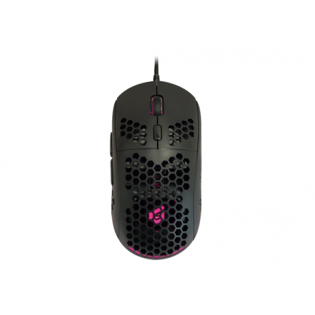 Conceptronic DJEBBEL04B 6D - Mouse - honeycomb shell - right-handed - optical - 6 buttons - wired - USB 2.0 - black - 0
