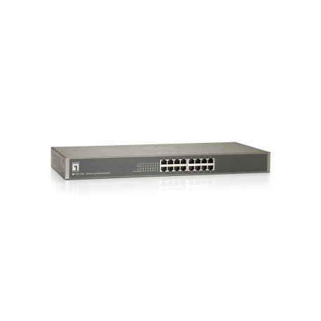 LevelOne FSW-1650 - Switch - unmanaged - 16 x 10 / 100 - desktop - 0