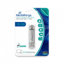 MediaRange combo - USB flash drive - 16 GB - USB 3.1  /  USB-C - silver