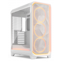 Fractal Design Meshify 3 Ambience Pro - Tower - extended ATX - no power supply (ATX) - white TG clear tint - USB / Audio