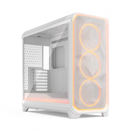 Fractal Design Meshify 3 XL Ambience Pro RGB - Tower - extended ATX - no power supply (ATX) - white TG clear tint - USB / Audio - 0