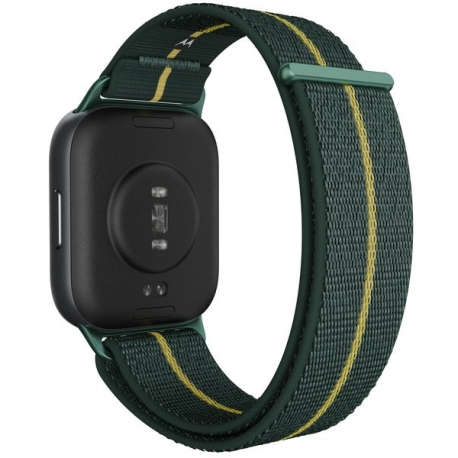 Motorola Moto Watch Fit - Aluminum - smart watch with band - fabric - display 1.9" - Bluetooth - 25 g - trekking green - 3