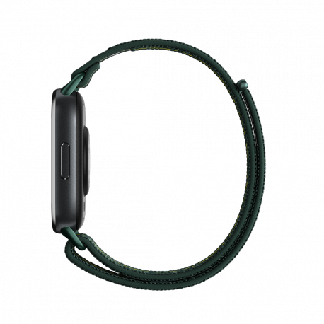 Motorola Moto Watch Fit - Aluminum - smart watch with band - fabric - display 1.9" - Bluetooth - 25 g - trekking green - 9