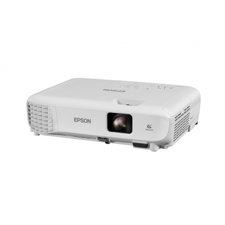 Epson EB-W53 - 3LCD projector - portable - 4000 lumens (white) - 4000 lumens (colour) - WXGA (1280 x 800) - 16:10 - white - 2