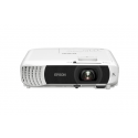 Epson EB-W55 - 3LCD projector - portable - 4000 lumens (white) - 4000 lumens (colour) - WXGA (1280 x 800) - 16:10 - 802.11n wireless / Miracast - white