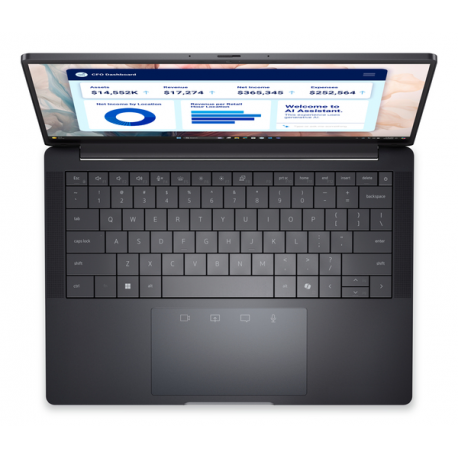 Dell Pro 13 Premium PA13250 - Intel Core Ultra 7 - 268V / up to 5 GHz - Intel Evo vPro Enterprise Platform - Win 11 Pro - Intel Arc Graphics 140V - 32 GB RAM - 512 GB SSD NVMe, TLC, Class 35 - 13.3" IPS touchscreen 2560 x 1600 (QHD+) - Wi-Fi 7 - magnetite - BTS - with 3 Years ProSupport - 5