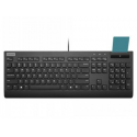 Lenovo Smartcard II - Keyboard - USB - QWERTY - Swedish/Finnish - black - brown box