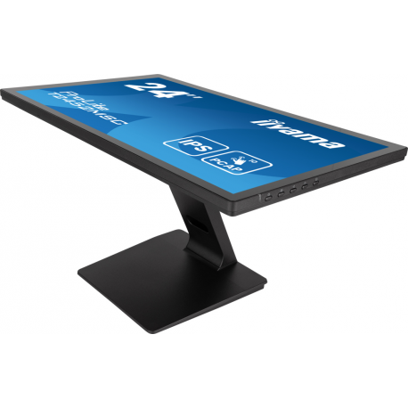 iiyama ProLite T2452MSC-B1AG - LED monitor - 24" (23.8" viewable) - touchscreen - 1920 x 1080 Full HD (1080p) - IPS - 400 cd / m² - 1000:1 - 14 ms - HDMI, DisplayPort - speakers - matte black - 5