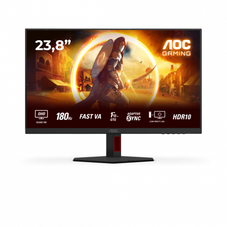 AOC Q24G4RE 23.8inch Fast IPS QHD 180Hz 300cd/m2 1ms HDMI2.0 DP1.4 - 0