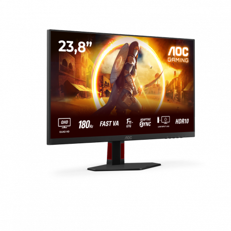 AOC Q24G4RE 23.8inch Fast IPS QHD 180Hz 300cd/m2 1ms HDMI2.0 DP1.4 - 15