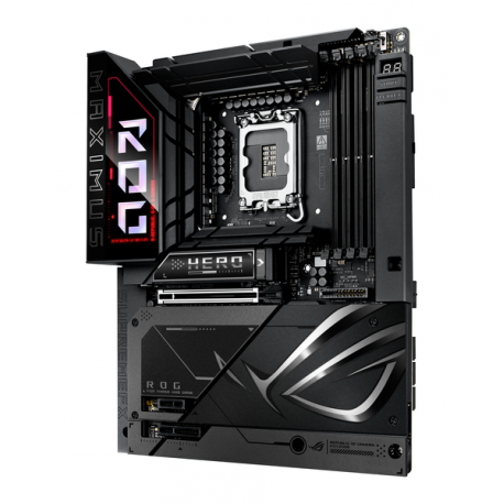 ASUS ROG MAXIMUS Z890 HERO BTF - Motherboard - ATX - LGA1851 Socket - Z890 Chipset - USB4, USB 3.2 Gen 1, USB-C 3.2 Gen2, USB 3.2 Gen 2 - Wi-Fi 7, Bluetooth, 5 Gigabit Ethernet - onboard graphics (CPU required) - HD Audio (8-channel) - 20