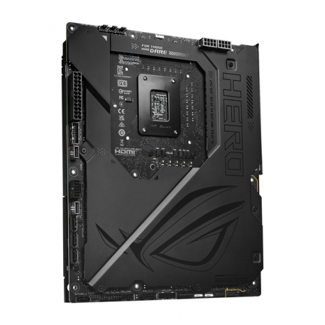 ASUS ROG MAXIMUS Z890 HERO BTF - Motherboard - ATX - LGA1851 Socket - Z890 Chipset - USB4, USB 3.2 Gen 1, USB-C 3.2 Gen2, USB 3.2 Gen 2 - Wi-Fi 7, Bluetooth, 5 Gigabit Ethernet - onboard graphics (CPU required) - HD Audio (8-channel) - 22