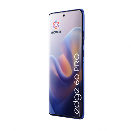 Motorola Edge 60 Pro - 5G smartphone - dual-SIM - RAM 12 GB / Internal Memory 512 GB - pOLED display - 6.7" - 2712 x 1220 pixels (120 Hz) - 3x rear cameras 50 MP, 50 MP, 10 MP - front camera 50 MP - Pantone Dazzling Blue - 3