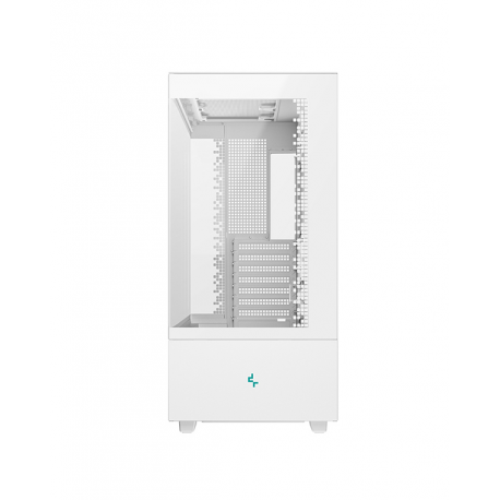 DeepCool CH690 DIGITAL - Mid tower - ATX - windowed side panel (tempered glass) - no power supply (ATX  /  PS / 2) - white - USB / Audio - 2