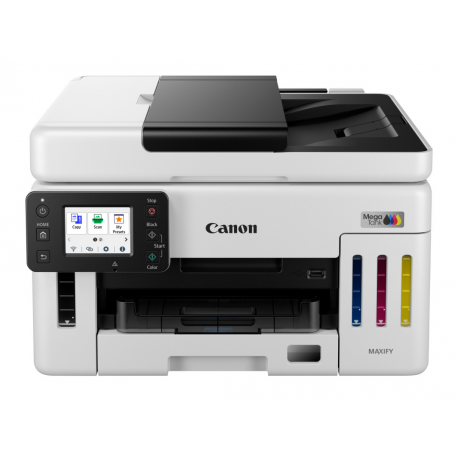 Canon MAXIFY GX6150 MegaTank - Multifunction printer - colour - ink-jet - CISS - Legal (216 x 356 mm), A4 (210 x 297 mm) (original) - A4 / Legal (media) - up to 24 ipm (printing) - 350 sheets - USB 2.0, Wi-Fi(n), LAN - 0
