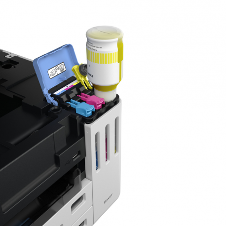 Canon MAXIFY GX6150 MegaTank - Multifunction printer - colour - ink-jet - CISS - Legal (216 x 356 mm), A4 (210 x 297 mm) (original) - A4 / Legal (media) - up to 24 ipm (printing) - 350 sheets - USB 2.0, Wi-Fi(n), LAN - 2