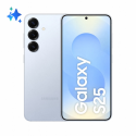 Samsung Galaxy S25 - 5G smartphone - dual-SIM - RAM 12 GB / Internal Memory 256 GB - OLED display - 6.2" - 2340 x 1080 pixels (120 Hz) - 3x rear cameras 50 MP, 12 MP, 10 MP - front camera 12 MP - icy blue
