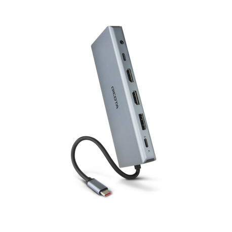 DICOTA - Docking station - USB-C - HDMI, DP - 1GbE - 2