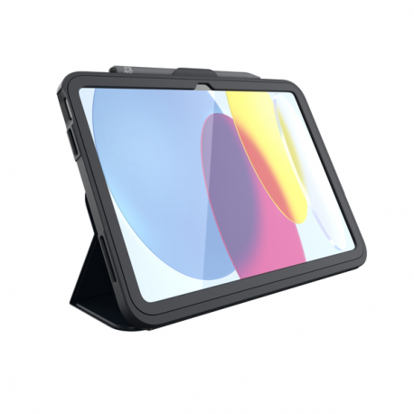 ZAGG Rugged Messenger - Protective case for tablet - rugged - B2B Only, MOQ 1k - polycarbonate - charcoal - for Apple 10.9-inch iPad (10th generation) - 1