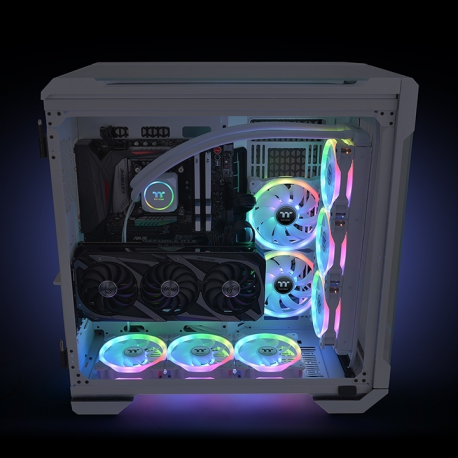 Thermaltake SWAFAN 12 RGB - Premium Edition - case fan - 120 mm - white (pack of 3) - 5