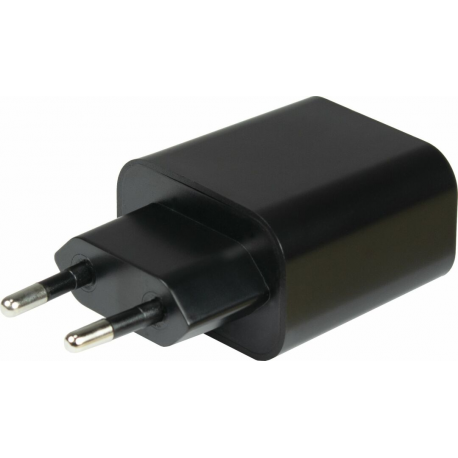 Inter-Tech PD-2020 - Power adapter - small - 20 Watt - 3 A - PD 2.0, PD 3.0, Apple 2.4A, Quick Charge 3.0 (24 pin USB-C) - 0