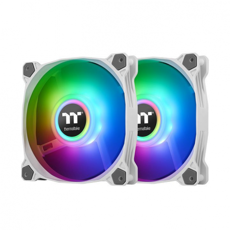 Thermaltake Pure Duo 14 ARGB Sync Radiator Fan - Case fan - 140 mm - white (pack of 2) - 0