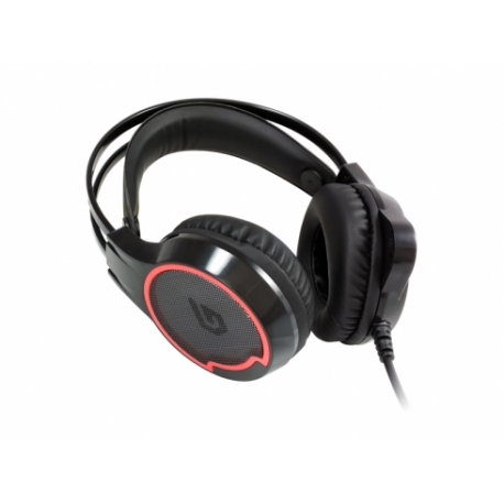 Conceptronic Athan U1 - Headset - 7.1 channel - full size - wired - USB - black - 0