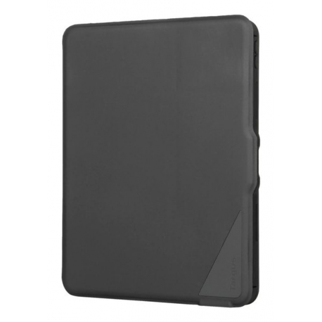 Targus Versavu - Keyboard and folio case - with trackpad - backlit - wireless - Bluetooth 5.0 - QWERTY - Nordic - black - 12