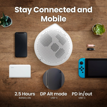 BenQ GV50 - DLP projector - LED - portable - 500 ANSI lumens - Full HD (1920 x 1080) - 16:9 - 1080p - Android TV - 14