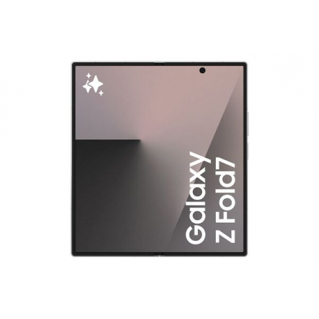 Samsung Galaxy Z Fold7 - 5G smartphone - dual-SIM - RAM 12 GB  /  Internal Memory 256 GB - OLED display - 8" - 8" - 2184 x 1968 pixels 2184 x 1968 pixels (120 Hz) - 3x rear cameras 200 MP, 12 MP, 10 MP - 2x front cameras 10 MP, 10 MP - silver shadow - 2