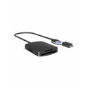 ICY BOX IB-CR302-CU3 - Card reader (SDHC, SDXC, SD, microSDHC, microSDXC, microSD, CF, MS, MS Duo, MS PRO, MS PRO Duo) - USB 3.2 Gen 1  /  USB-C