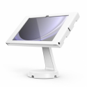 Compulocks Galaxy Tab A9+ Apex Enclosure Mast Stand - Mounting kit (enclosure, stand) - for tablet - lockable - metal frame - white - screen size: 11" - counter top, wall-mountable - for Samsung Galaxy Tab A9+