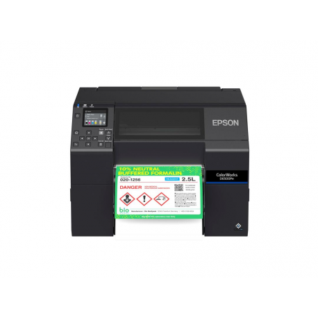 Epson ColorWorks CW-D6500Pe - Label printer - colour - ink-jet - Roll (21.6 cm) - 1200 x 1200 dpi - up to 85 mm / sec (mono)  /  up to 85 mm / sec (colour) - cutter - 7