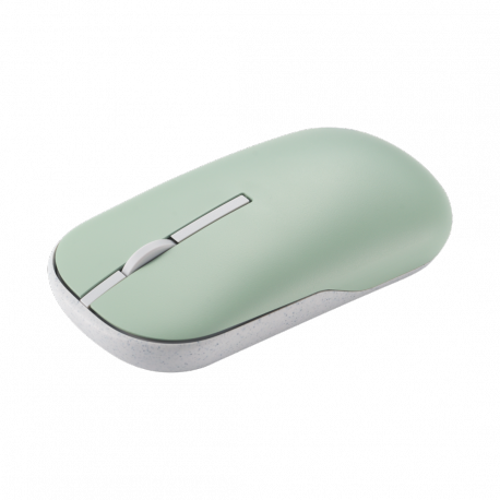 ASUS Marshmallow MD100 - Mouse - optical - 5 buttons - wireless - Bluetooth 5.0, 2.4 GHz - oat milk - 1