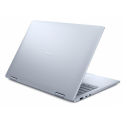 Dell 14 Plus 2-in-1 DB04250 - Flip design - Intel Core Ultra 7 - 256V  /  up to 4.8 GHz - Win 11 Pro - Intel Arc Graphics 140V - 16 GB RAM - 512 GB SSD NVMe - 14" IPS touchscreen 1920 x 1200 (Full HD Plus) - Wi-Fi 7 - ice blue - with 3 Years Dell ProSupport