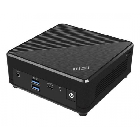 MSI Cubi N ADL S 098EU - Mini PC N-series N200  /  up to 3.7 GHz - RAM 4 GB - SSD 128 GB - UHD Graphics - Gigabit Ethernet - Win 11 Pro - monitor: none - black - 0