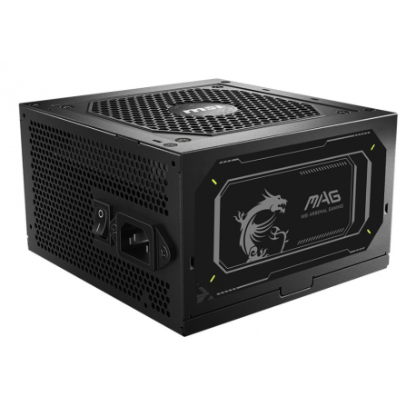 MSI MAG A850GL PCIE5 II - Power supply (internal) - ATX12V 3.1 /  EPS12V - 80 PLUS Gold - Cybenetics Gold - AC 100-240 V - 850 Watt - active PFC - 0