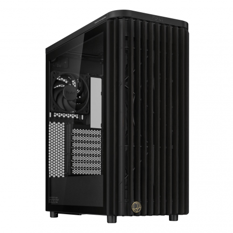 ASUS ProArt PA401 - Wood Edition - tower - ATX - windowed side panel (tempered glass) - no power supply (ATX) - USB / Audio - 0