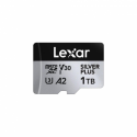 Lexar High-Performance Silver Plus microSDXC UHS-I, 1TB, up to 205MB/s read 150MB/s write C10 A2 V30 U3,with adapter