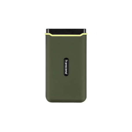 Transcend ESD380C - SSD - 1 TB - external (portable) - USB 3.2 Gen 2x2 - military green - 0