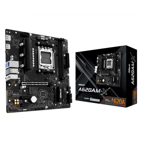 MB AMD A620A SAM5 MATX/A620AM-X ASROCK - 0
