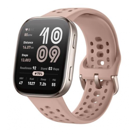 Amazfit Bip 6 - Smart watch with strap - liquid silicone - wrist size: 130-195 mm - display 1.97" - Bluetooth - 27.9 g - blush - 0