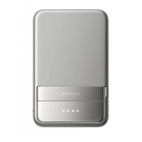 EcoFlow RAPID - Power bank - magnetic - 5000 mAh - 30 Watt - PD 3.0 (24 pin USB-C) - silver - 0