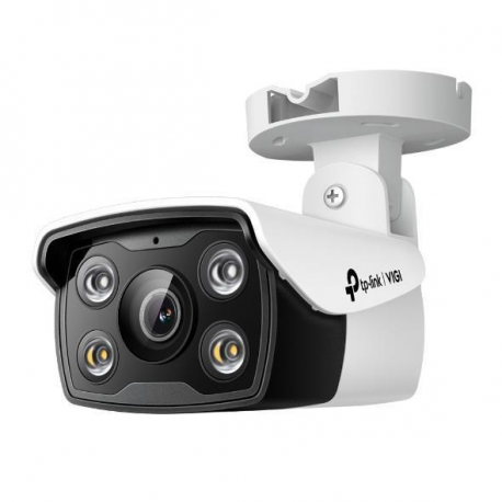 TP-Link VIGI C330 V1 - Network surveillance camera - bullet - outdoor - weatherproof - colour (Day&Night) - 3 MP - 2304 x 1296 - M12 mount - fixed focal - audio - LAN 10 / 100 - H.264, H.265, H.265+, H.264+ - DC 12 V  /  PoE - 0