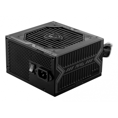 MSI MAG A550BN - Power supply (internal) - ATX12V / EPS12V - 80 PLUS Bronze - AC 100-240 V - 550 Watt - active PFC - 0