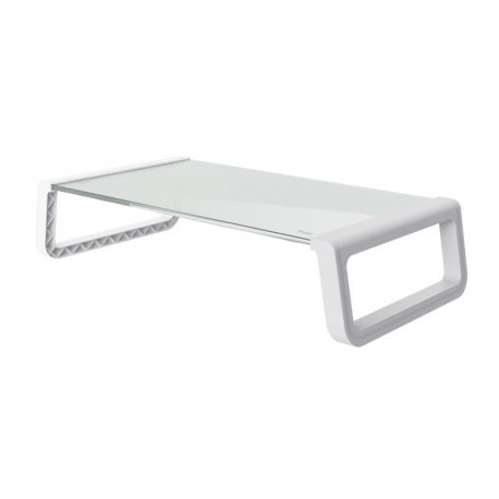 Trust Monta - Notebook  /  LCD monitor stand - tempered glass - white - 0