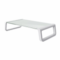 Trust Monta - Notebook / LCD monitor stand - tempered glass - white
