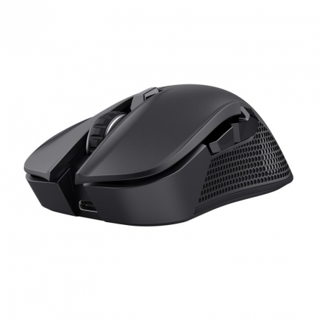 Trust GXT 923 Ybar - Mouse - gaming - right-handed - 6 buttons - wireless - 2.4 GHz - USB wireless receiver - black - 0