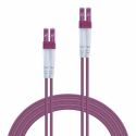 Lindy - Patch cable - LC multi-mode (M) to LC multi-mode (M) - 10 m - fibre optic - duplex - 50  /  125 micron - OM4 - halogen-free - purple