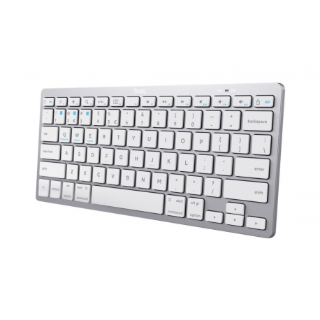 Trust - Keyboard - wireless - Bluetooth 4.0 - QWERTY - US - silver - 0